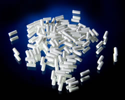 Image of small porous plastic mouldings, similar to those on the home page